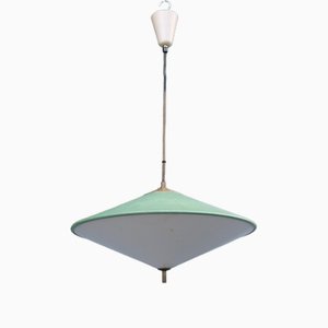 Italian UFO Chandelier in Metal and Acrylic Glass, 1950-EH-1796007