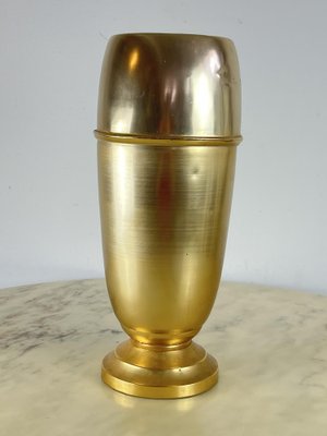 Italian Umbrella Stand in Brass, 1950s-YST-1780341