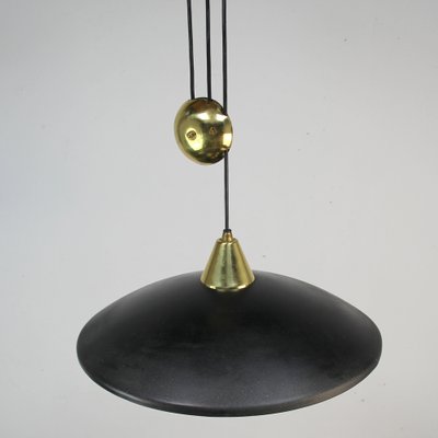 Italian Up and Down Lamp with Pulley, 1960s-NE-1396983