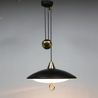 Italian Up and Down Lamp with Pulley, 1960s-NE-1396983