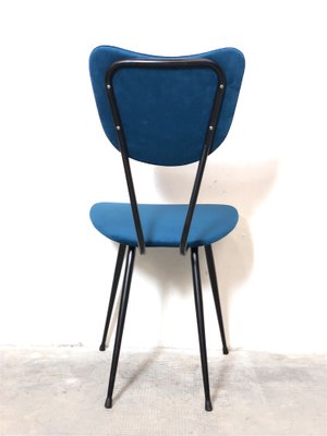 Italian Upholstered Metal Chair, 1960s-FQG-1754298