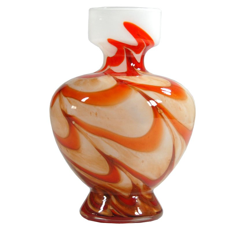 Italian Vase by Opalina Fiorentina for Stelvia, 1960s