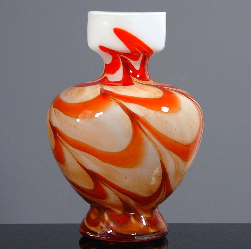 Italian Vase by Opalina Fiorentina for Stelvia, 1960s