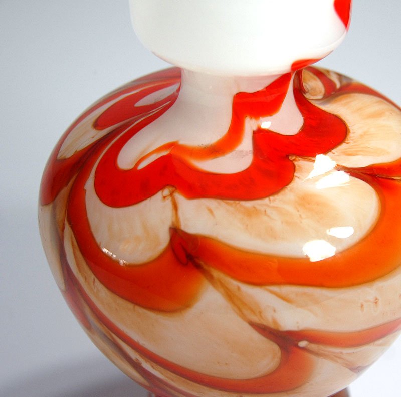 Italian Vase by Opalina Fiorentina for Stelvia, 1960s