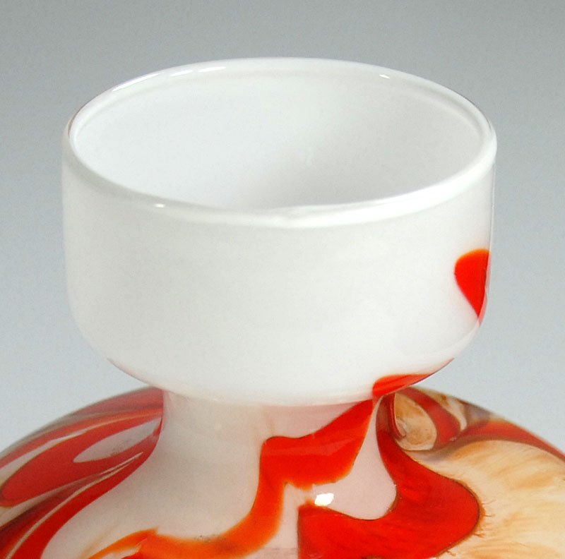 Italian Vase by Opalina Fiorentina for Stelvia, 1960s