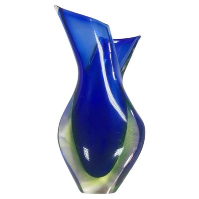 Italian Vase in Murano Glass by Flavio Poli for Seguso Sommerso, 1950s-HQI-1292506