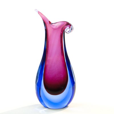 Italian Vase in Murano Glass from Mandruzzato, 1950s-BKO-1800616