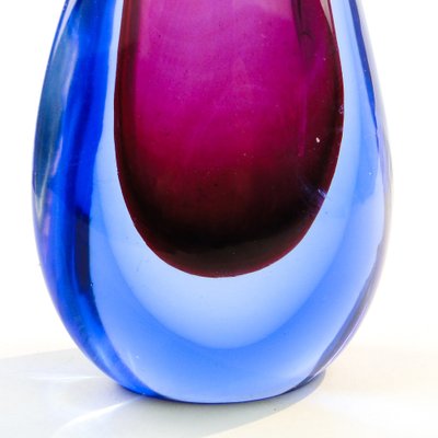 Italian Vase in Murano Glass from Mandruzzato, 1950s-BKO-1800616