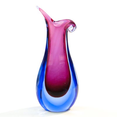 Italian Vase in Murano Glass from Mandruzzato, 1950s-BKO-1800616