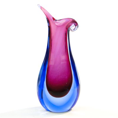 Italian Vase in Murano Glass from Mandruzzato, 1950s-BKO-1800616