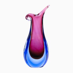 Italian Vase in Murano Glass from Mandruzzato, 1950s-BKO-1800616