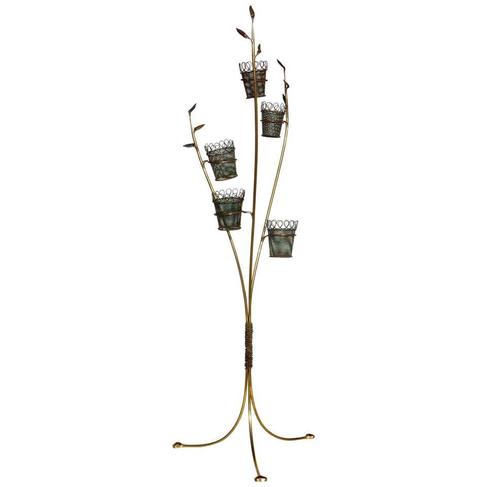 Italian Vase Tripod Stand by Cesare Lacca, 1950s