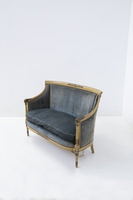 Italian Velvet Sofa, 1890s-RCE-1407249