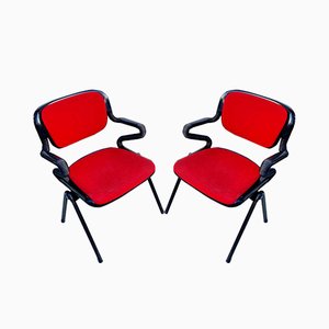 Italian Vertebra System Chairs by Emilio Ambasz and Giancarlo Piretti for OpenArk / Anonima Castelli, 1970s, Set of 2-PUG-899958