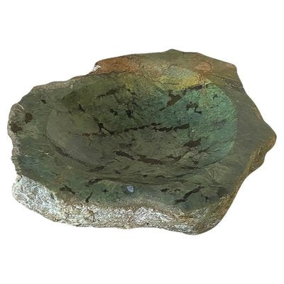 Italian Vide Poche Ashtray in Marble Green, 1960-UR-1782952