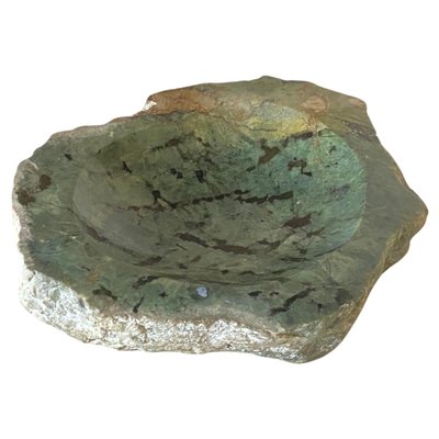 Italian Vide Poche Ashtray in Marble Green, 1960-UR-1782952