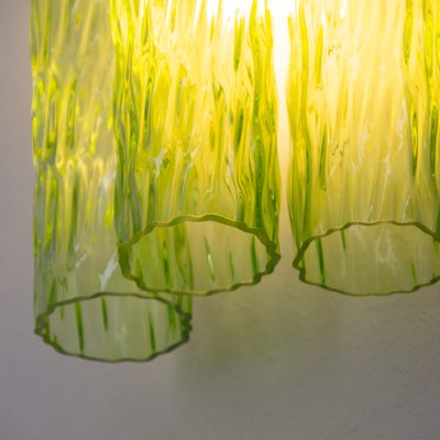 Italian Wall Light in Murano Green Glass, 1990s-MPO-1789160