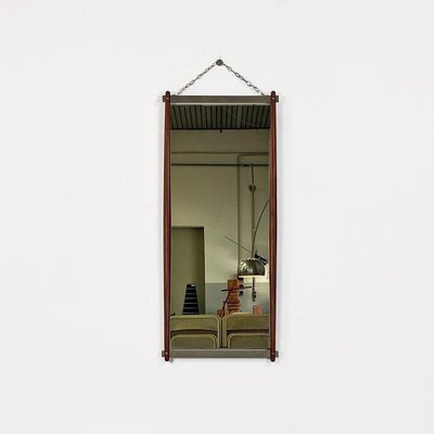 Italian Wall Mirrors with Wood and Steel Frame attributed to Stildomus, 1960s-GDD-1778307