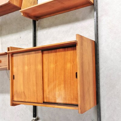 Italian Wall Unit in Teak, 1960s-PRS-1812484