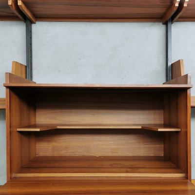 Italian Wall Unit in Teak, 1960s-PRS-1812484