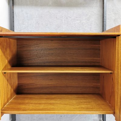 Italian Wall Unit in Teak, 1960s-PRS-1812484