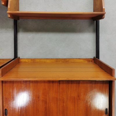 Italian Wall Unit in Teak, 1960s-PRS-1812484