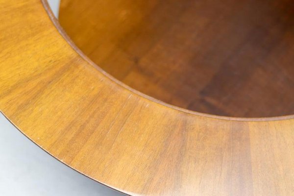 Italian Walnut and Glass Coffee Table-WN-1359982