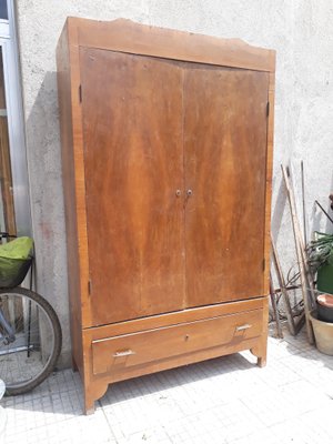 Italian Walnut Cabinet, 1940s-RAQ-561914