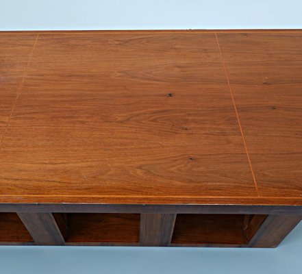 Italian Walnut Console Table, 1940s-FGA-923781