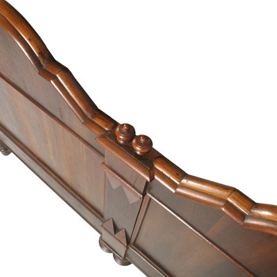 Italian Walnut Double Bed, Set of 2-NJV-585385