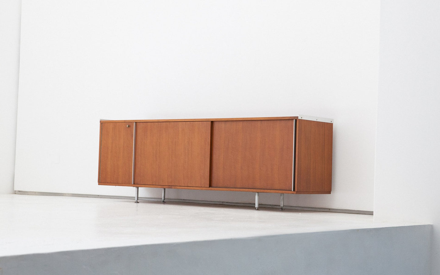 Italian Walnut Sideboard by Alberto Rosselli, 1950s