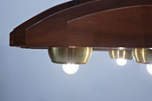 Italian Walnut Suspension, 1960s-FGA-923954