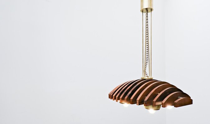 Italian Walnut Suspension, 1960s-FGA-923954