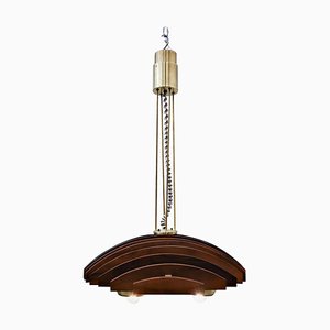 Italian Walnut Suspension, 1960s-FGA-923954