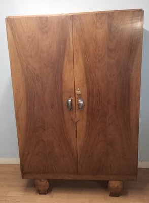 Italian Wardrobe in Walnut, 1920-BZF-1727805