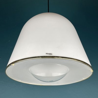 Italian White Kuala Pendant Lamp by Franco Bresciani for Guzzini Italy, 1970s-WQC-1311849