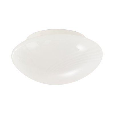 Italian White Murano Crystal Ceiling Light from Leucos, 1980s-MPO-1259552