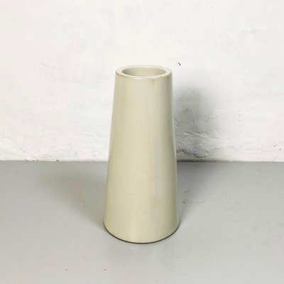 Italian White Porcelain Floor Planter by Angelo Mangiarotti for Brambilla, 1965-GDD-1155488