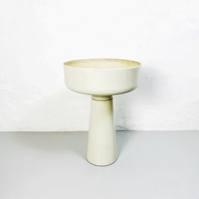 Italian White Porcelain Floor Planter by Angelo Mangiarotti for Brambilla, 1965-GDD-1155488