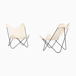 Italian White Tripolina Chairs by Gastone Rinaldi for Rima, Set of 2-AA-1231935