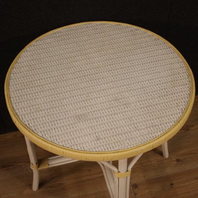 Italian Wicker Coffee Table, 1980s-RP-1794412