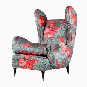 Italian Wing Chair, 1940s-AA-1802860