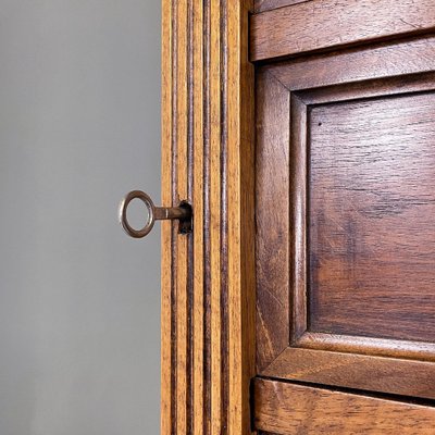 Italian Wood and Brass Office Archive Dresser with 20 Drawers, 1940s-GDD-1757583