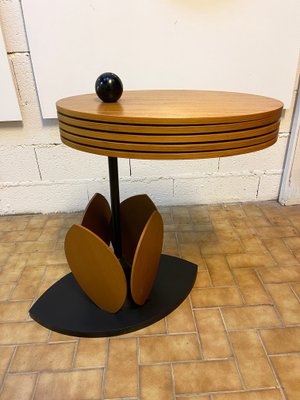 Italian Wood Flower Modular Table, 1980s-FUE-1093834