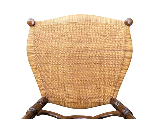 Italian Wood & Vienna Straw Chiavari Chair attributed to Fratelli Levaggi, 1950s-RD-2040242