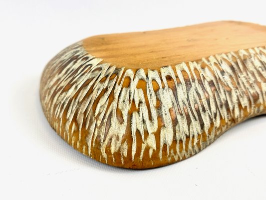 Italian Wooden Bowl by Aldo Tura for Macau Cusan, Milan, 1950s-ZCY-2020413