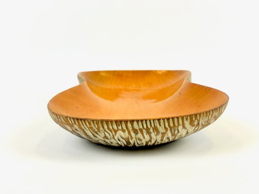 Italian Wooden Bowl by Aldo Tura for Macau Cusan, Milan, 1950s-ZCY-2020413