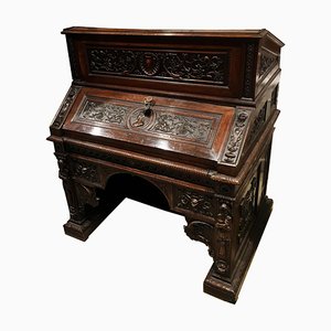 Italian Wooden Desk, 1820s-OVO-1235266