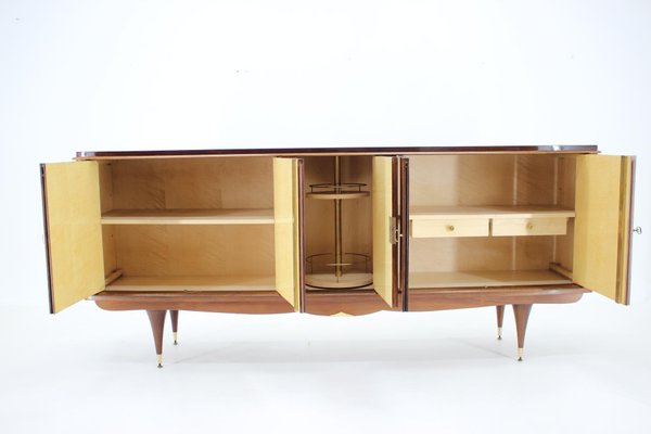 Italian Wooden Sideboard in High Gloss Finish, 1960s-TZ-1726582