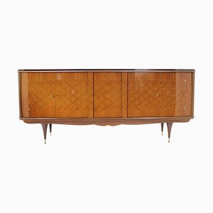 Italian Wooden Sideboard in High Gloss Finish, 1960s-TZ-1726582